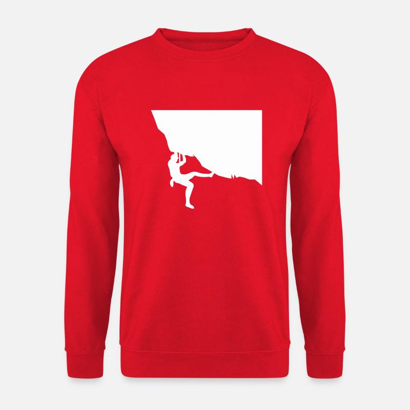 climbing - Unisex Pullover - Rot