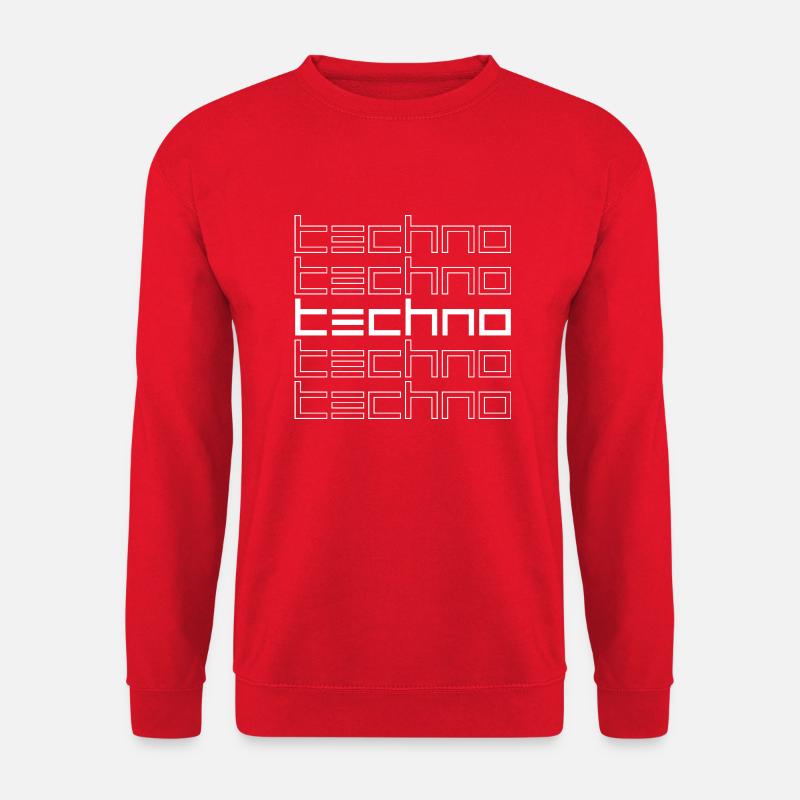 Techno-Logo-Design - Unisex Pullover - Rot