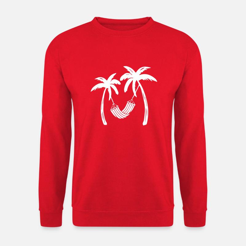 palms relax - Unisex Pullover - Rot