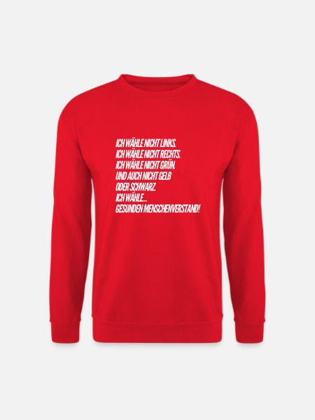 Bundestags Wahlen - Unisex Pullover - Rot