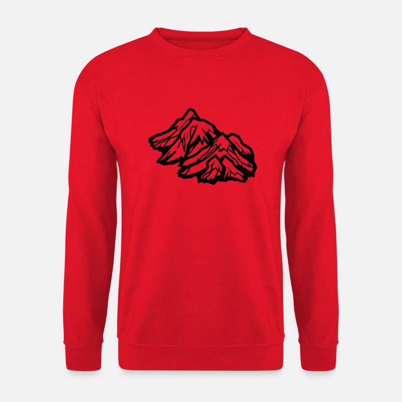 mountains - Unisex Pullover - Rot