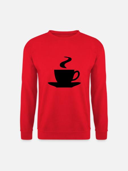 Coffee - Tea - Unisex Sweatshirt - red