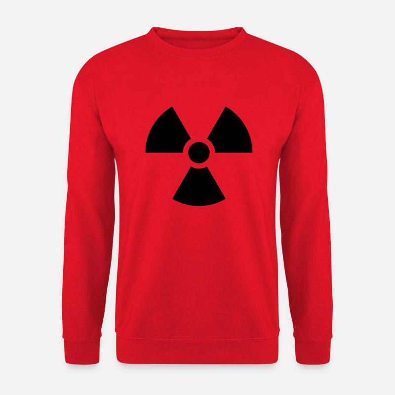 Radioaktiv Nuklear Gefahr - Unisex Pullover - Rot