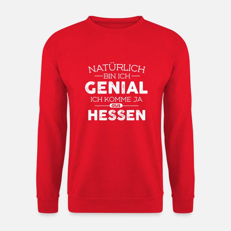 Städte Hessen Genial - Unisex Pullover - Rot
