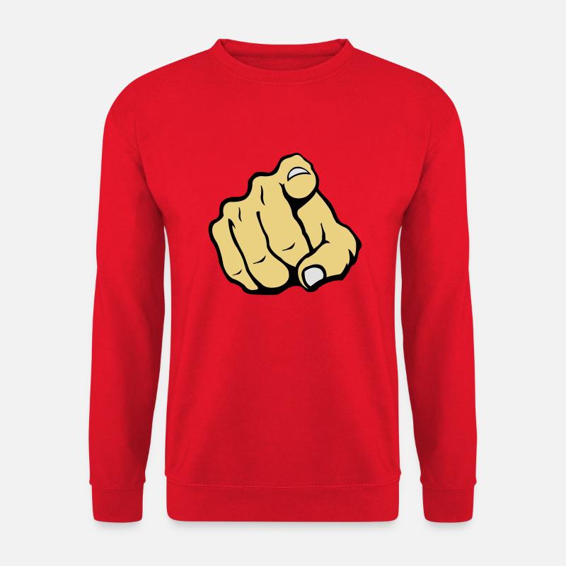hand_you_2 - Unisex Pullover - Rot