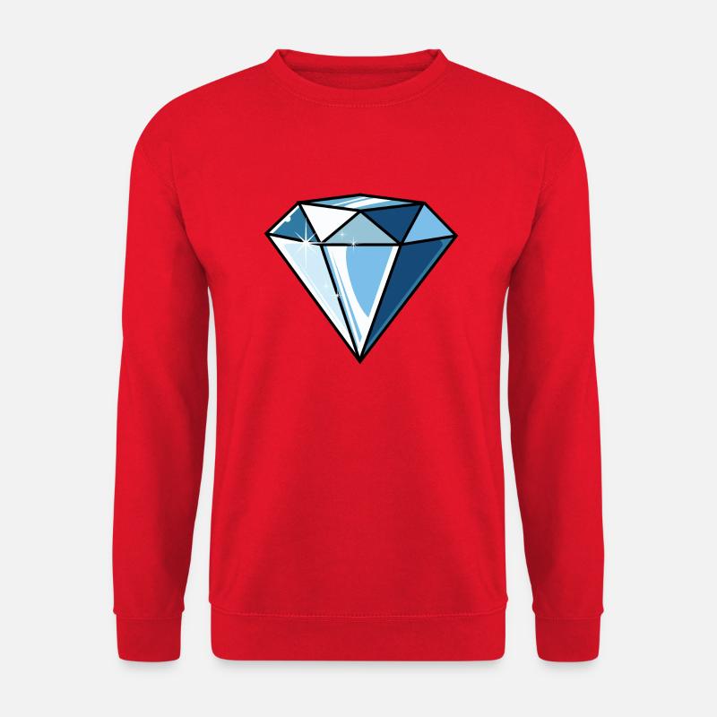 Diamond - Unisex Sweatshirt - red