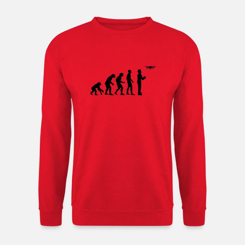 Drone FPV Drones - Unisex Sweatshirt - red
