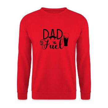 Papa Fuel Papa Fête des Pères Bière - Sweat-shirt Unisexe - rouge - Devant - Alina (178cm) & Michal (187cm)
