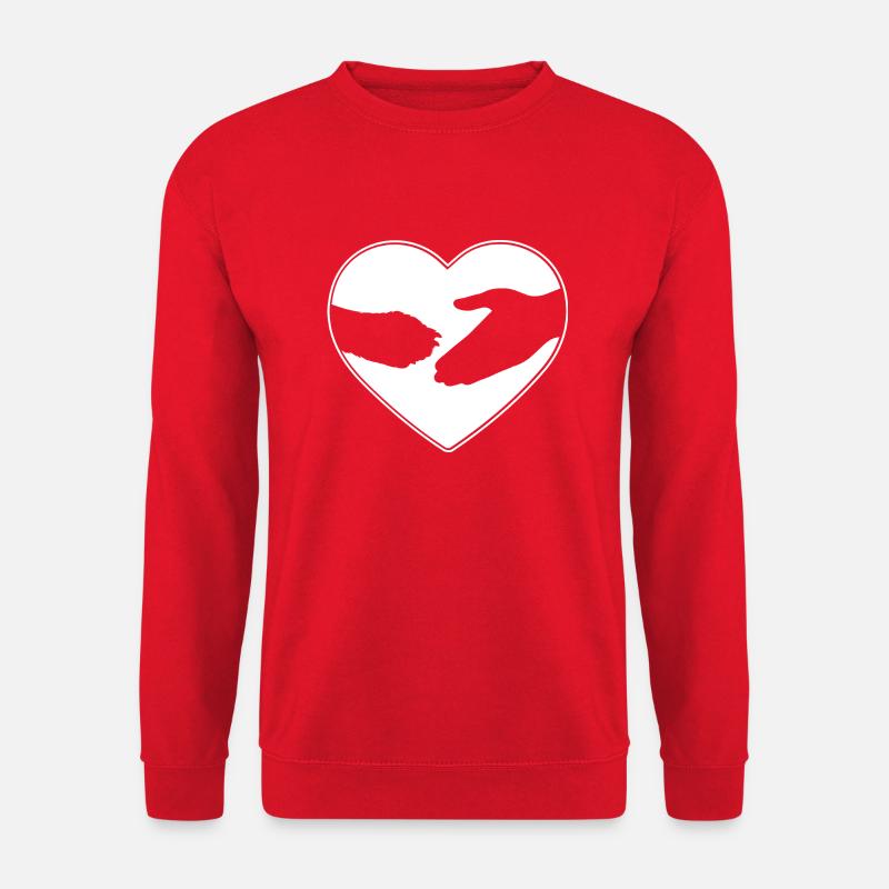 Hund Dog - Unisex Pullover - Rot