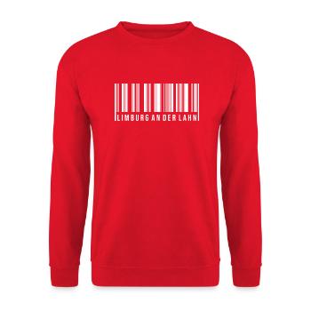 Limburg an der Lahn Westerwald - Unisex Pullover - Rot - Vorne - Alina (178cm) & Michal (187cm)