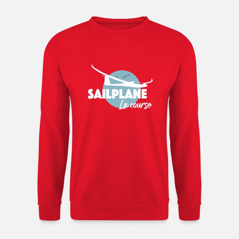 SAILPLANE läuft - Unisex Pullover - Rot