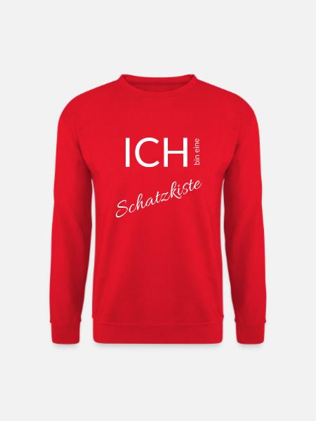 Ich bin eine Schatzkiste - Unisex Pullover - Rot