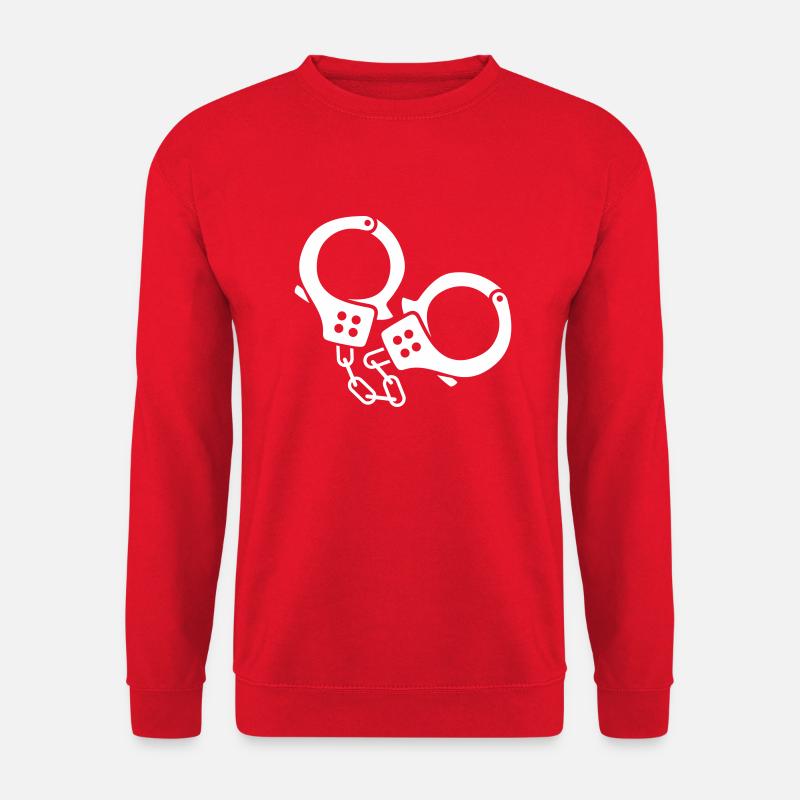 handschellen - Unisex Pullover - Rot