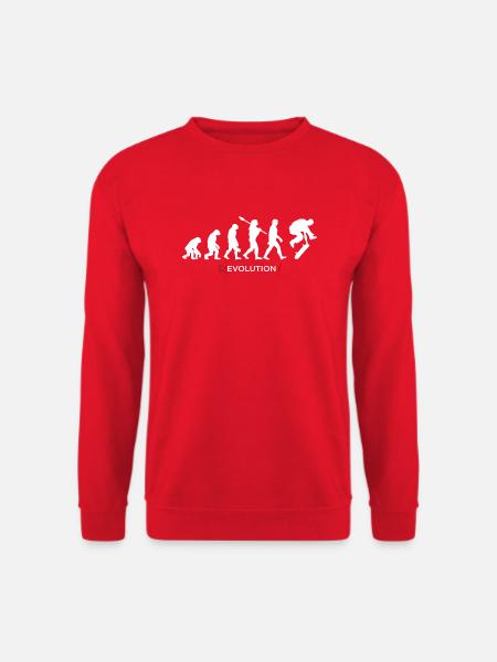 Revolution - Evolution Man Fun Twist 05 - Unisex Pullover - Rot