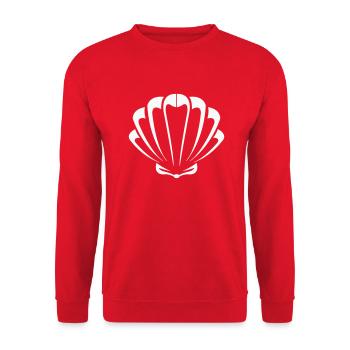 coquille - Sweat-shirt Unisexe - rouge - Devant - Alina (178cm) & Michal (187cm)