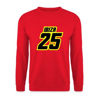 Ibiza 2025 Trikot - Unisex Pullover - Rot - Vorne - Alina (178cm) & Michal (187cm)