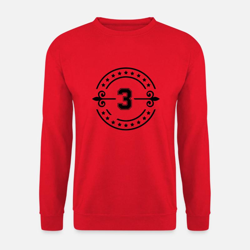 3 - Unisex Sweatshirt - red