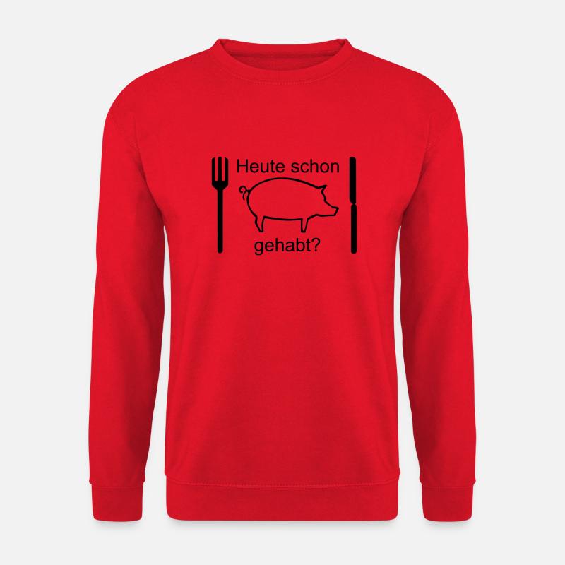 schwein - Unisex Pullover - Rot