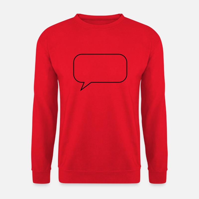 bubble design - Unisex Sweatshirt - red