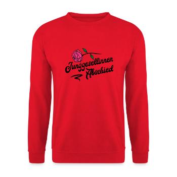 junggesellinnen abschied rose - Unisex Pullover - Rot - Vorne - Alina (178cm) & Michal (187cm)