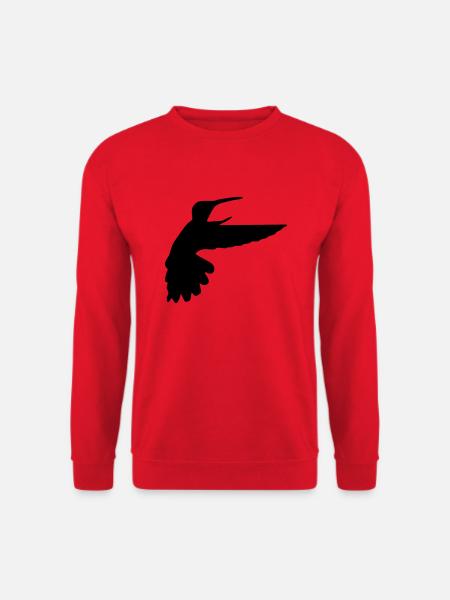 kolibri vogel - Unisex Pullover - Rot