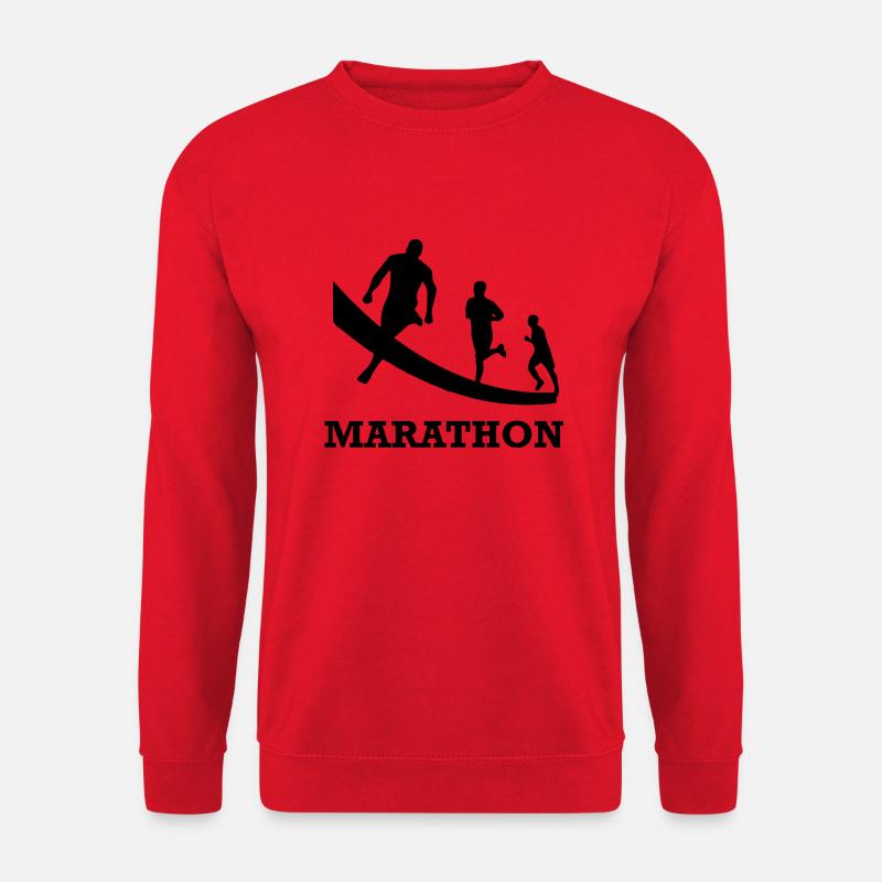Running Jogging Marathon - Unisex Sweatshirt - red