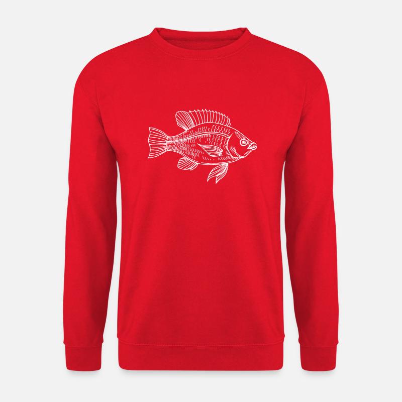Fisch - Unisex Pullover - Rot