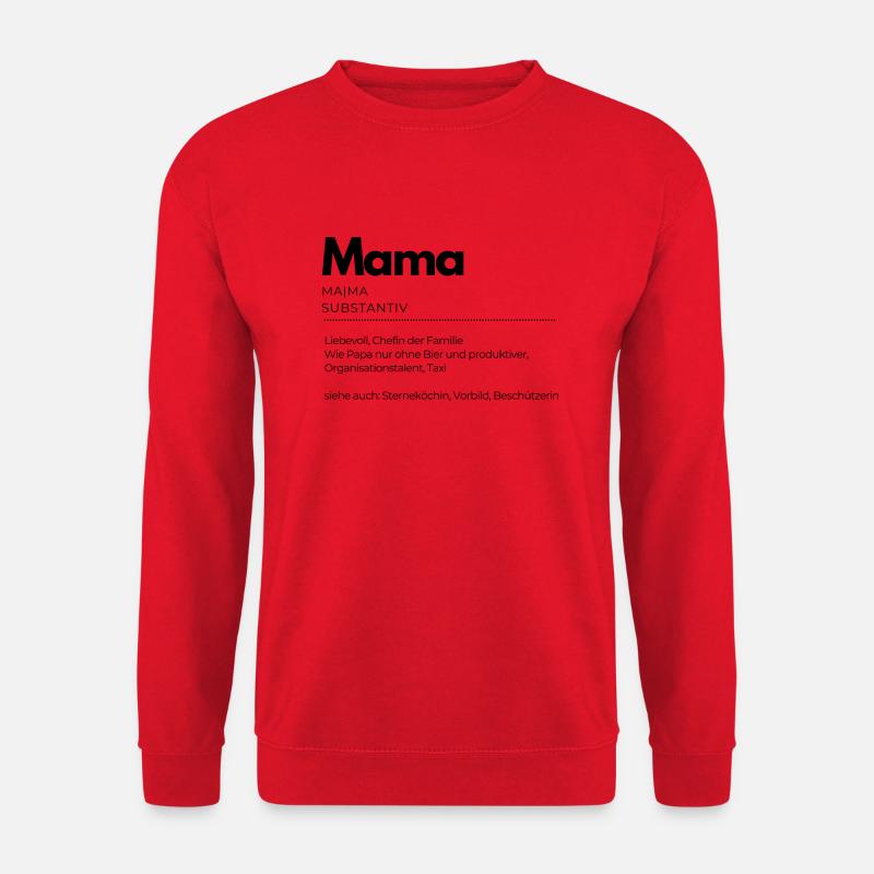 Definition Mama - Unisex Pullover - Rot