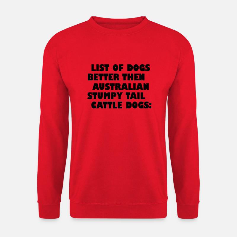 Hund Dog - Unisex Pullover - Rot