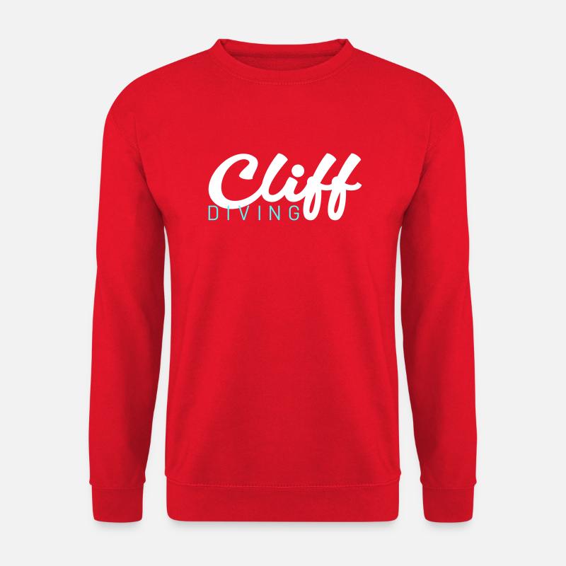 cliff diving - Unisex Pullover - Rot