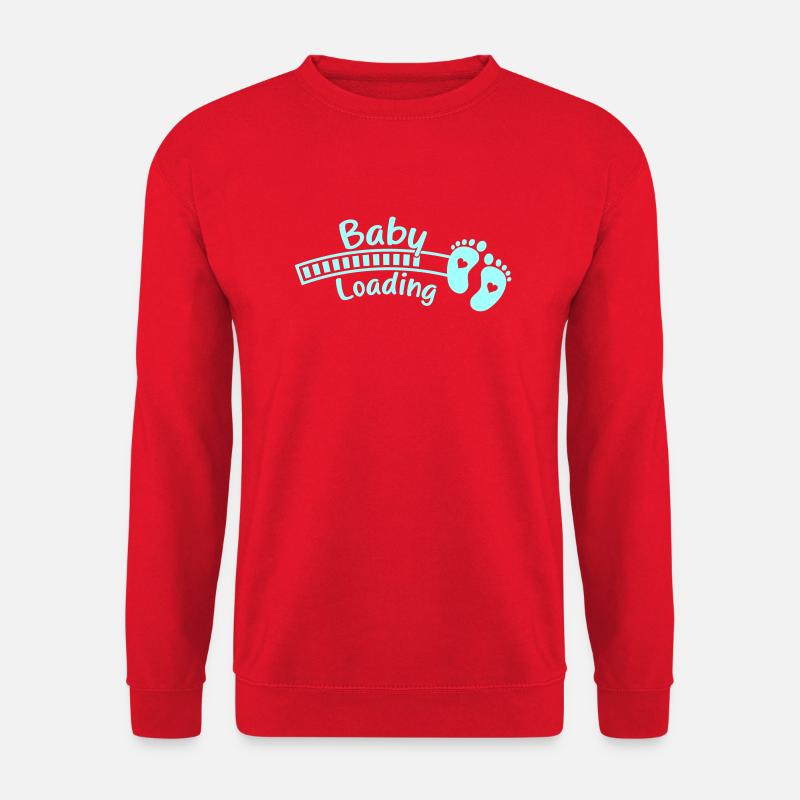 baby babyfüße loading - Unisex Pullover - Rot