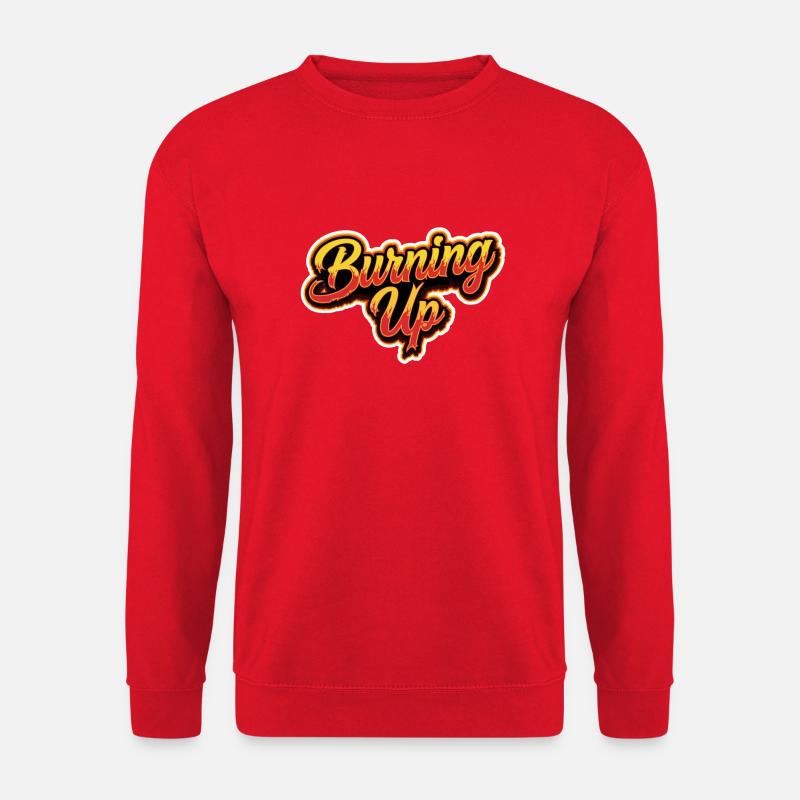 Verbrennen - Unisex Pullover - Rot