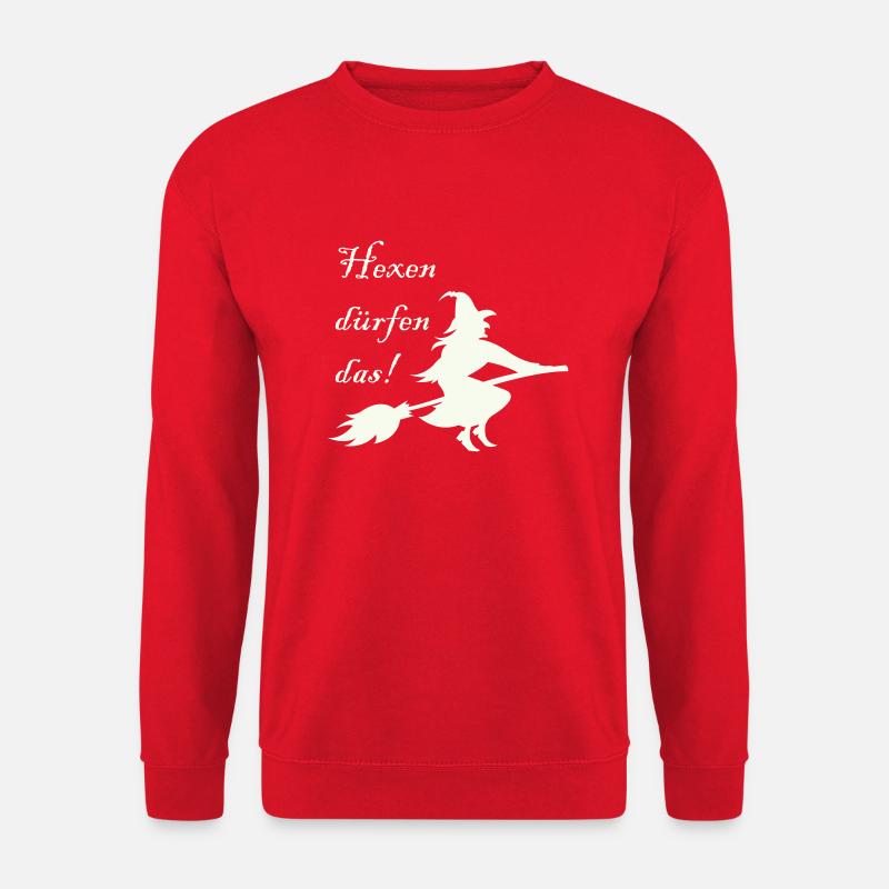 hexen dürfen das - Unisex Pullover - Rot