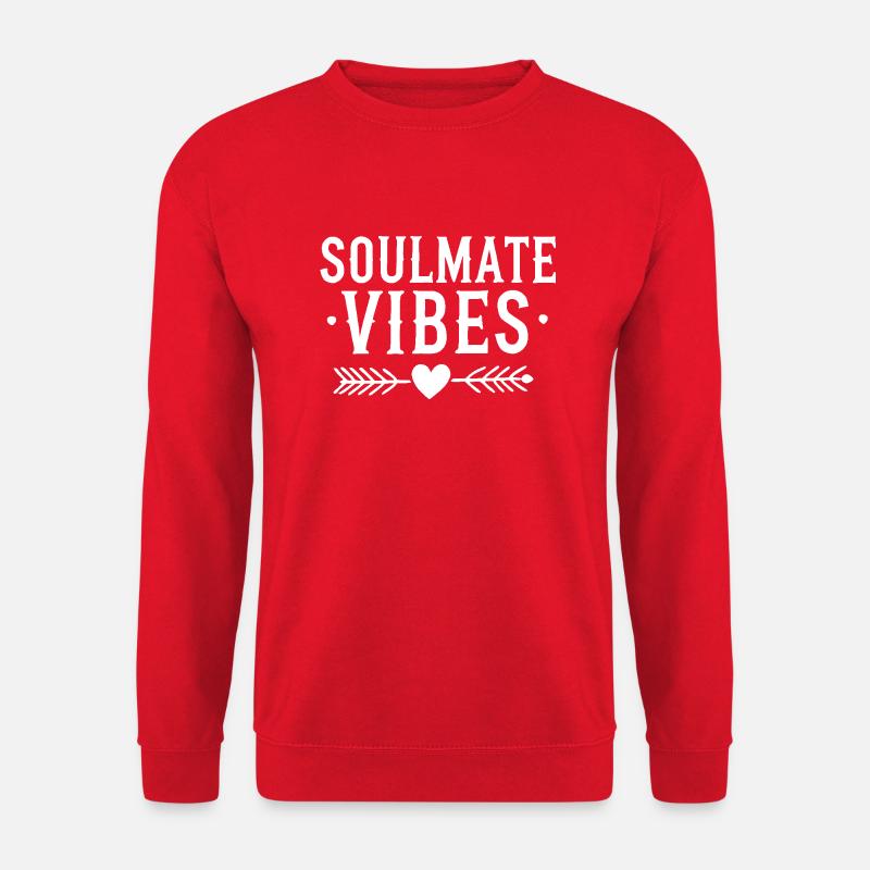 Seelenverwandte Vibes - Unisex Pullover - Rot
