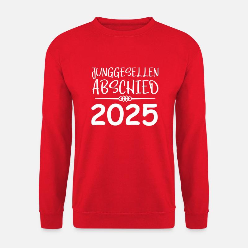 Bachelor party 2025 - Unisex Sweatshirt - red