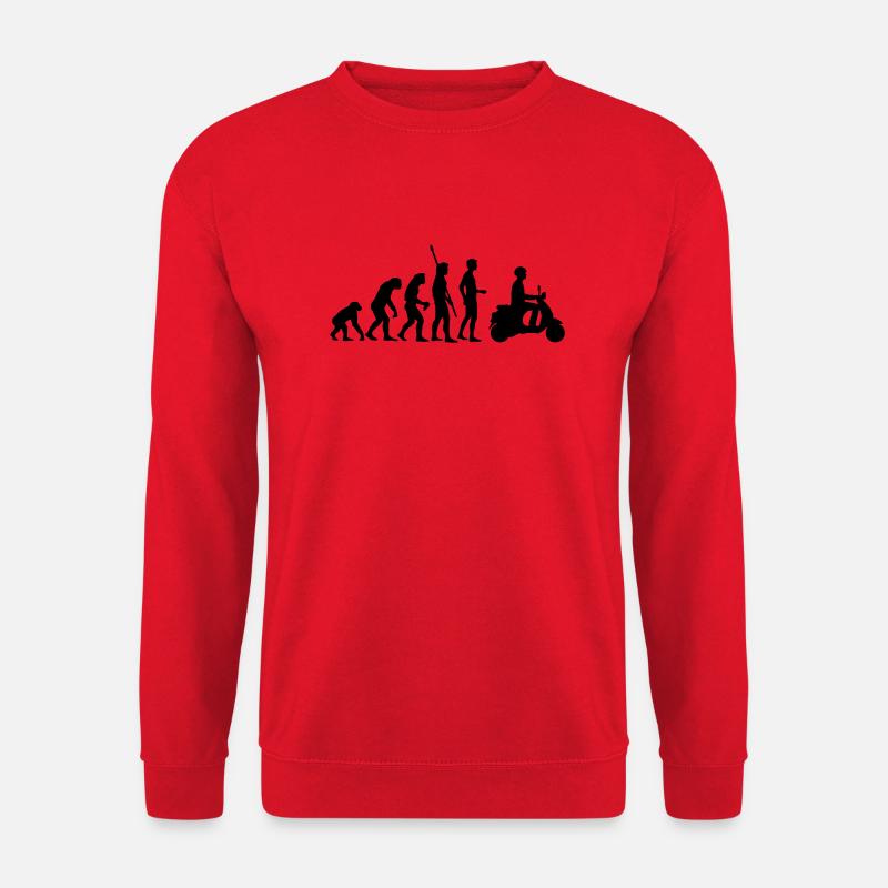 evolution_ - Unisex Sweatshirt - red