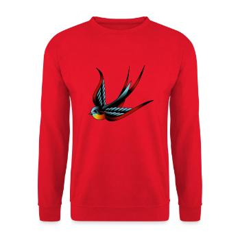 Schwalbe - Unisex Pullover - Rot - Vorne - Alina (178cm) & Michal (187cm)