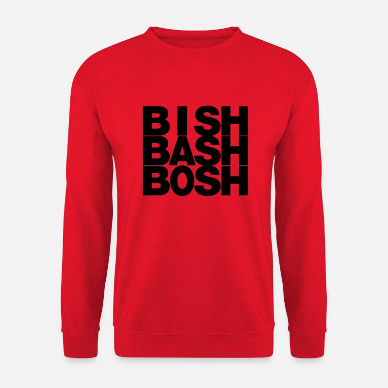 bish-bash-bosh - Unisex Sweatshirt - red