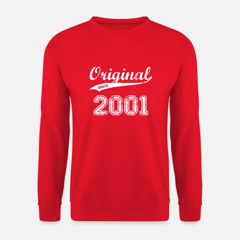 2001 - Unisex Pullover - Rot