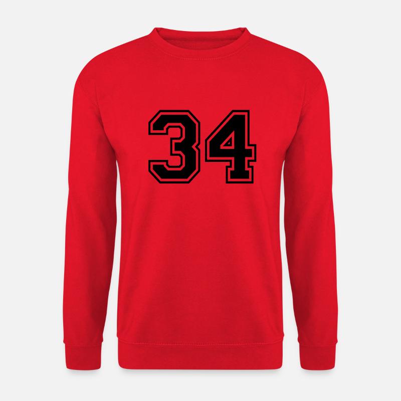 34 - Unisex Pullover - Rot