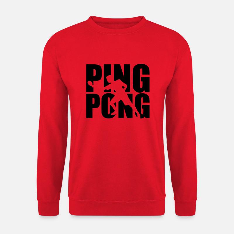 Tischtennis - Unisex Pullover - Rot