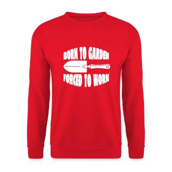 Gärtner Hobbygärtner Garten Geschenk Obstgarten - Unisex Pullover - Rot - Vorne - Alina (178cm) & Michal (187cm)