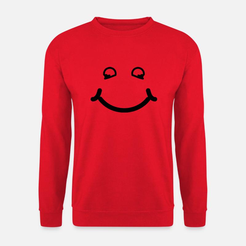 Lächeln - Unisex Pullover - Rot
