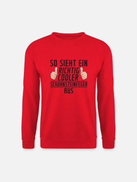 Schornsteinfeger | Kaminkehrer | Handwerk - Unisex Pullover - Rot