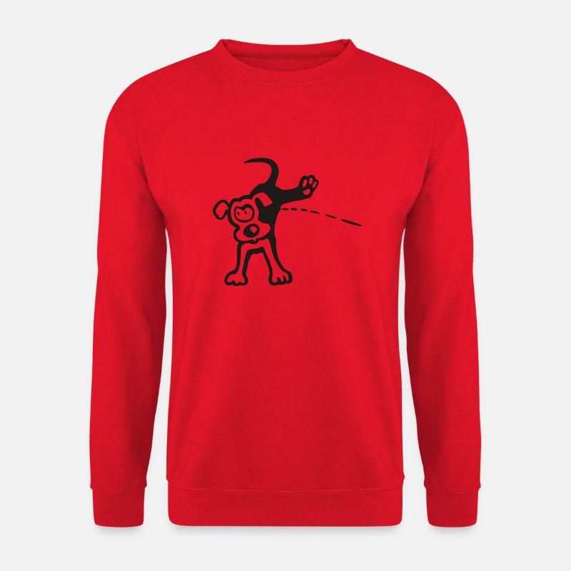 Peeing Paul - Unisex Sweatshirt - red