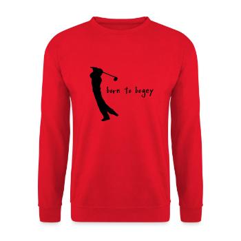 Golf - Unisex Sweatshirt - red - Front - Alina (178cm) & Michal (187cm)