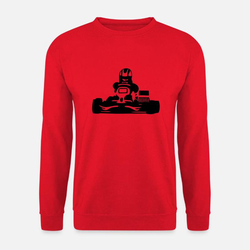 Kart fahren - Unisex Pullover - Rot