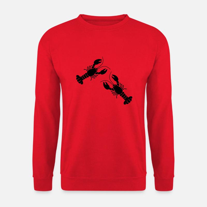 two lobsters - Unisex Sweatshirt - red
