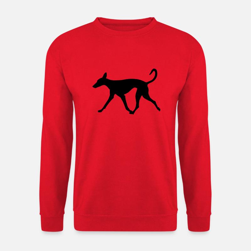 Podenco running relaxed - Unisex Pullover - Rot