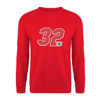 Isparta - Unisex Sweatshirt - red - Front - Alina (178cm) & Michal (187cm)